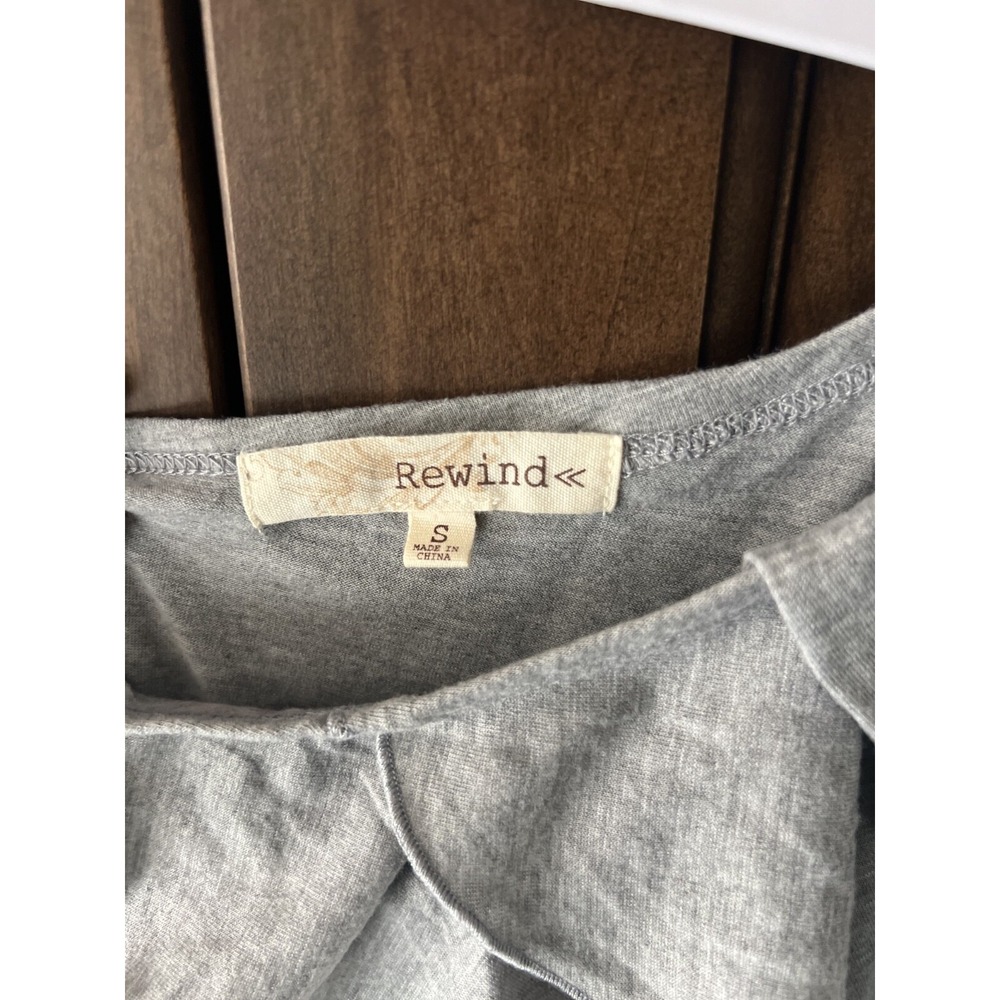Rewind-women's Off Shoulder Crop Tee Size S - Picture 6 of 10